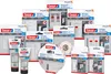 A collection of tesa Powerstrips adhesive products, including adhesive nails and mounting tape, arranged in a studio setting against a white background. Anteprima dell’immagine prodotto