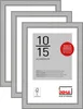 DEHA Design Aluminium Portraitrahmen, Bilderrahmen 3er SET Produktbild-Vorschau 2