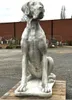 Schöne Dogge aus Steinguss Neu Frostfest Gartendeko Deko Produktbild-Vorschau 2