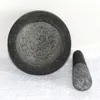 Steinmörser mit Stößel S Ø 13 cm Höhe 7 cm, Stein, grau Nr. Produktbild-Vorschau 5