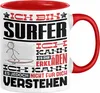 Surfer Geschenk Kaffee-Tasse Geschenkidee für Surfer Ich Produktbild-Vorschau 1