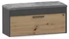 Topeshop PARMA SZAFKA ANT/ART, Geschlossen, Anthrazit, Produktbild-Vorschau 1