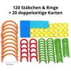 Montessori Holz Stäbchen & Ringe Puzzle – Lernspielzeug ab Produktbild-Vorschau 2