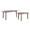 Miliboo - Klassische Couchtische aus Nussbaumholz (2er-Set) Produktbild-Vorschau 3