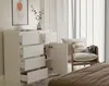 Komoda so šuplíkmi ELBE - biela Náhľad obrázku produktu 9