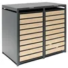 Westmann Metall Mülltonnenbox Lacina 2x240 L Produktbild-Vorschau 1