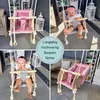 Love Gifts® Babyschaukel aus Holz hochwertig und geeignet Produktbild-Vorschau 2