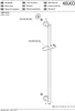 KEUCO IXMO Brausestange, 855 mm, Rosette rund, 59585010901 Produktbild-Vorschau 5