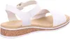 Rieker Damen Keil-Sandaletten Weiß Voir les images du produit 21