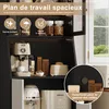 Küchenbuffet 70x40x180 cm mit Arbeitsplatte und Produktbild-Vorschau 7