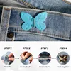 Richluck 8 Paare Metalljeans Knöpfe Stifte, mehrfarbige Produktbild-Vorschau 5