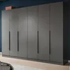 Kleiderschrank "Swan" in grau Drehtürenschrank 6-türig 240 Produktbild-Vorschau 1