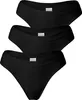 Yenita® Strings 3er Set Damen Tanga mit elastischem Produktbild-Vorschau 1