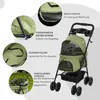PawHut Hundewagen Pet Stroller für kleine Hunde und Katzen Produktbild-Vorschau 6