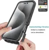 A person's hands are shown assembling or disassembling a black phone case around a smartphone. Produktbild-Vorschau