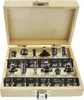 Awtools, set di 12 frese per legno Elem. Gambo 8Mm Anteprima dell’immagine prodotto 1