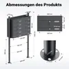 System skrzynek na listy Wiltec 10 antracyt 945 x 270 x Podgląd zdjęcia produktu 9
