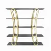 Skye Decor, Adar - Black, Gold, Bücherregal, Schwarz, 100 % Produktbild-Vorschau 5