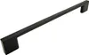 Schwarzer Möbelgriff 192 mm aus Aluminium - Klassischer, Produktbild-Vorschau 4