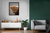 MuchoWow® Gerahmtes Poster Schottischer Highlander - Hörner Produktbild-Vorschau 6