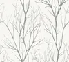 Profhome 372604-GU Natur Tapete Floral matt grau weiß 5,33 Produktbild-Vorschau 1