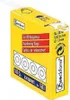 A yellow cardboard box containing reinforcing rings. Produktbild-Vorschau