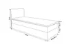VENASI LISA MINI Boxspringbett 100x200 Einzelbett mit Produktbild-Vorschau 6