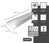 PROTEKTOR Noppenbahnprofil für Putz Edelstahl 2500 mm x 14 Produktbild-Vorschau 2