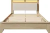 Sweiko Lit double en bois 160×200cm, Tête de lit avec Voir les images du produit 16