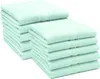10er Set Handtücher, 50x100 cm, 100% Baumwolle, hellblau Produktbild-Vorschau 1