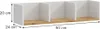 Étagère murale Vicco Tomy Chêne blanc/force de l'or Voir les images du produit 1