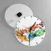 Wanduhr - Rund - Glasuhr - Flagge Karneval Brasilien - Produktbild-Vorschau 2