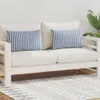 vidaXL Zahradní polštář 2 ks Vzor pruhů 60 x 40 cm Náhled obrázku produktu 1