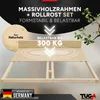 starrer Lattenrost, Rahmen inkl Rollrost bis 300Kg Produktbild-Vorschau 2