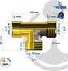 tecuro T-Stück mit allseitig Eurokonus G 3/4 Zoll AG, DN Produktbild-Vorschau 4