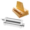 A KitchenAid pasta roller attachment and a stack of pasta sheets are shown against a white background. Anteprima dell’immagine prodotto