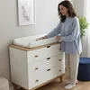 Wickelauflage 70x47 cm, Weiß mit Löwe – abwaschbar & weich, Produktbild-Vorschau 6