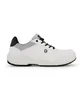 A single white safety shoe is shown against a white background. Produktbild-Vorschau