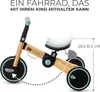 Kinderkraft 4TRIKE - tříkolka 3v1 - vzdělávací kočárek, Náhled obrázku produktu 6