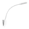 Prios LED-Klemmleuchte Najari, weiß, Akku, USB, dimmbar Produktbild-Vorschau 1