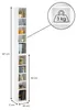 CD DVD Blueray Regal CHART in Weiß – Zweiteiliges Produktbild-Vorschau 7