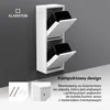 Klarstein Dual Compartment Mülleimer 2 Fächer - 36 L Podgląd zdjęcia produktu 4