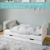 Kinderbett 70x140 cm mit Matratze, Lattenrost, Schublade Produktbild-Vorschau 8