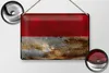 Blechschild Flagge Monaco 30x20cm Flag of Monaco Rost Produktbild-Vorschau 2