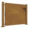 vidaXL Cancello da giardino 105x105 cm in acciaio corten Anteprima dell’immagine prodotto 1