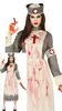 Retro zombie-verpleegster kostuum voor dames – bloedig Productafbeelding-voorbeeld 3