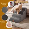 COSTWAY Hundetreppe 4 Stufen, Haustiertreppe für Kleine Produktbild-Vorschau 6