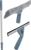 A window cleaning tool set including a telescopic pole, a scrubber head, and a squeegee. Podgląd zdjęcia produktu