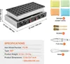 SucceBuy Mini palacinkovač, priemer 43 mm 1700 W Dorayaki Náhľad obrázku produktu 7