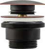 Rea Waschbeckenstöpsel Universal Click-Clack Black Old Produktbild-Vorschau 1